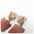 Pendientes de cuero y metal Medor Gaine GM de Hermès Castaño  - vista 8