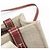 Bolso de Hombro Chloé Woody Mini Beige Claro - vista 7