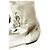 Botas de cuero blanco Chanel sobre la rodilla con punta negra Negro - vista 3