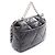 Borsa a spalla matelassé Chanel 19 Disneuf Nero - vista 2