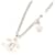 Collana Chanel con strass e perle artificiali Bianco D'oro  - vista 2