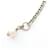 Collana Chanel con strass e perle artificiali Bianco D'oro  - vista 6