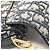 Borsa a tracolla Mini Jacquard Oblique Christian Dior Crudo Blu navy - vista 7