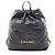 Chanel 22 Große Leder-Rucksack Schwarz