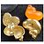 Orecchini a clip Christian Dior D'oro Arancione - vista 3
