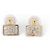 NEUE CHANEL CC LOGO QUADRAT NUMMER 5 ROSA STEIN OHRRINGE Golden - Ansicht 2