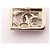 NEUE CHANEL CC LOGO QUADRAT NUMMER 5 ROSA STEIN OHRRINGE Golden - Ansicht 4