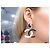 NEUE CHANEL LOGO CC & CHA NEL METALL-OHRRINGE Golden - Ansicht 10