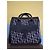 Borsa Dior Trotter in tela monogrammata e pelle nera Nero Bianco - vista 2