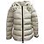Moncler Chitalpa Down Puffer Jacket in White Polyamide Cream