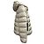 Moncler Chitalpa Down Puffer Jacket in White Polyamide Cream - view 2