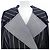 Cappotto a righe Mackintosh Nero - vista 5