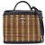 Chanel Vanity Case Take Away in Rattan e Pelle di Vitello Piccolo Blu navy