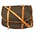 Borsa Saumur Louis Vuitton in tela Monogram 43 Marrone - vista 2