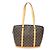 Borsa Babylone in Tela Monogram Louis Vuitton Marrone - vista 2