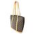 Borsa Babylone in Tela Monogram Louis Vuitton Marrone - vista 4