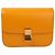 Céline Borsa Classic Box Pelle di Vitello Gialla Arancione