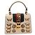Borsa Gucci Sylvie in pelle bianca con striscia Web Bianco