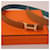 Hermès Constance Reversibler Gürtel aus Epsom Leder Camel Blau Hydra Mehrfarben  - Ansicht 3