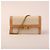 Saint Laurent Le Maillon Wallet on Chain Tela Beige e Pelle - vista 4