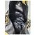 Borsa Hobo Hysteria in Velluto Gucci Nero/Giallo - vista 11