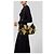Borsa Hobo Hysteria in Velluto Gucci Nero/Giallo - vista 12