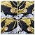 Borsa Hobo Hysteria in Velluto Gucci Nero/Giallo - vista 7