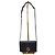 GUCCI Dollar Calfskin Interlocking G Chain Wallet On Chain Black