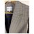 Claudie Pierlot Completo giacca e pantaloni a quadri Marrone Blu Giallo - vista 3