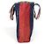 Borsa Tote Gucci Hysteria Logo Rosso Blu navy - vista 4
