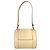 Bulgari Borsa a spalla a forma di tamburo con pattina logo BVLGARI B-ZERO1 Bianco