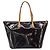 Borsa Louis Vuitton Bellevue Monogram Vernis GM Bordò - vista 2