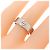 Anello Love Cartier in Oro Bianco D'oro - vista 4