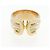 Anello Cartier 2C in oro tricolore 18K D'oro - vista 2