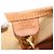 Hermès HERMES Borsa a Spalla Vespa PM Canvas Beige Oro Auth mr1763 D'oro - vista 17