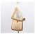 Hermès HERMES Borsa a Spalla Vespa PM Canvas Beige Oro Auth mr1763 D'oro - vista 23