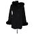 Sprung Frères Black wool coat