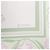 Fazzoletto Hermès Carré 90 "OEillets sauvages e altri Caryophyllees" in seta verde - vista 5