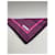 Sciarpa Monogramma Vintage Givenchy Viola Nera Porpora  - vista 2