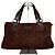 Vintage Givenchy Wildleder Monogramm Handtasche Braun
