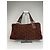 Vintage Givenchy Wildleder Monogramm Handtasche Braun - Ansicht 10