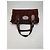 Vintage Givenchy Wildleder Monogramm Handtasche Braun - Ansicht 6