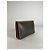 Triomphe Céline Clutch Vintage Celine Paris Nero Marrone Verde - vista 5