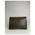 Triomphe Céline Clutch Vintage Celine Paris Nero Marrone Verde - vista 9
