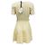 Gestreiftes Strickkleid Limonade / Elfenbein Elisabetta Franchi Gelb - Ansicht 2