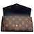 Louis Vuitton Brown / Tan Monogram Canvas Sarah Wallet - view 10