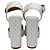 Sandali platform Rosange in pelle bianca con borchie Laurence Dacade Bianco - vista 5