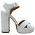 Sandali con piattaforma Rosange in pelle bianca con borchie Laurence Dacade Bianco - vista 2