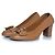 Chloé, brauner Leder-Loafer-Pump