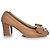 Chloé, brauner Leder-Loafer-Pump - Ansicht 4